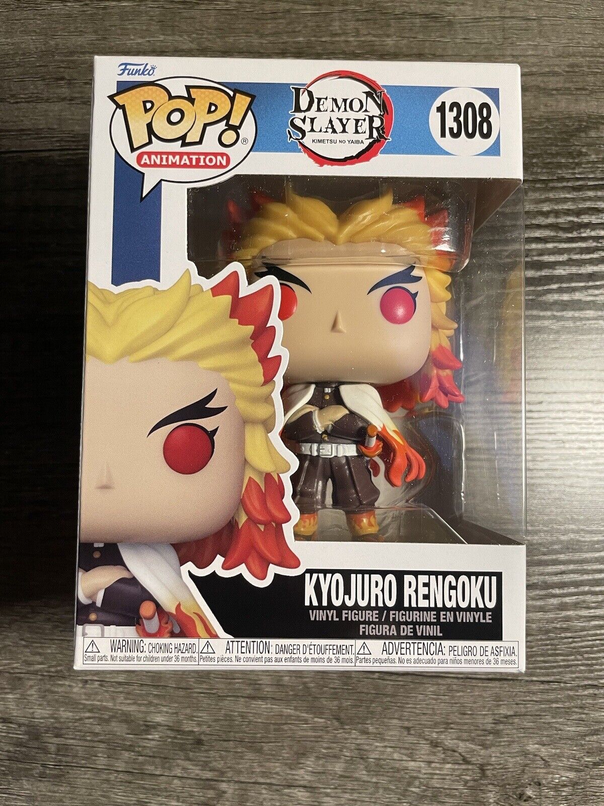 Boneco Funko pop demon slayer kyojuro rengoku 1308 em Promoção na