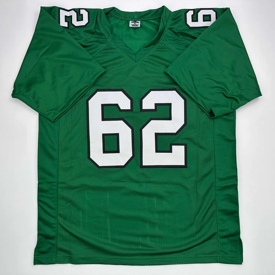 Autographed/Signed Jason Kelce Philadelphia Kelly Green Jersey PSA/DNA COA - Image 4 of 4