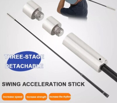 GOLF SPEED STICK Trainer / 3 STUFEN ABNEHMBAR / GAIN SPEED AND DISTANCE  
