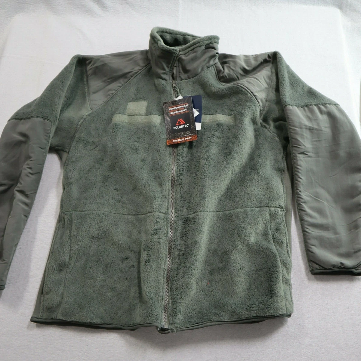 Propper Size Large Polartec Thermal Pro Gen III Fleece Liner Gray Jacket NWT