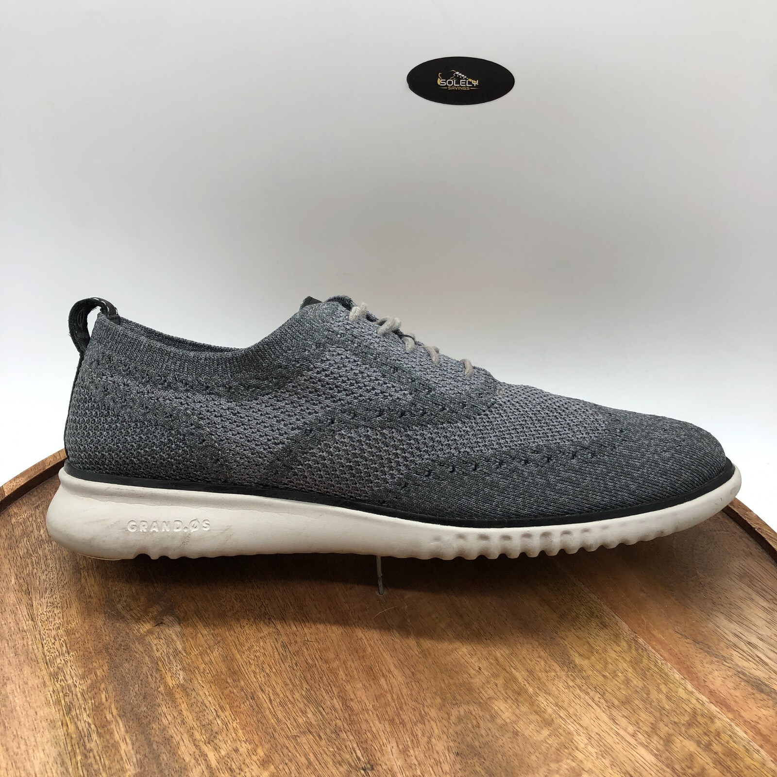 SAOLA Cole Haan da uomo 10 5 M 2.ZeroGrand Wingtip Oxford magnete stile cucitura stitchlite C27565