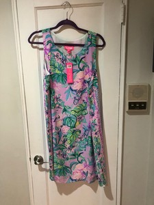 jackie silk shift dress