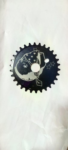 Plato BMX Mid School 30T Piñón Cog Bicicleta BMX 19mm Adaptador incluido - Imagen 2 de 2