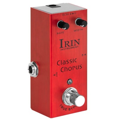 Gitarren-Effekt-Pedal IRIN Classic Chorus tolle Klangqualität Metallkonstruktion