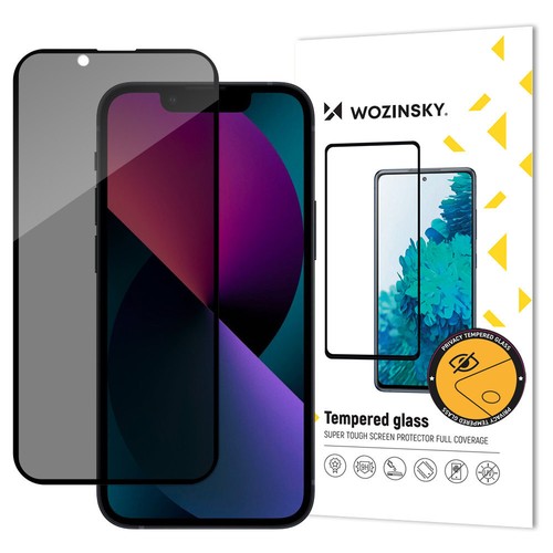 Wozinsky Privacy Glass Tempered Glass for iPhone 13 Pro Max with Anti Spy - 第 1/9 張圖片