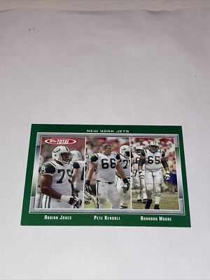 2006 Topps Total Football #417 Brandon Moore Adrian Jones Pete Kendall