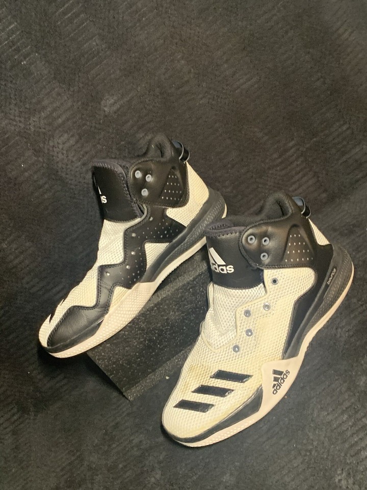 Adidas Black & White Basketball Shoes eBay