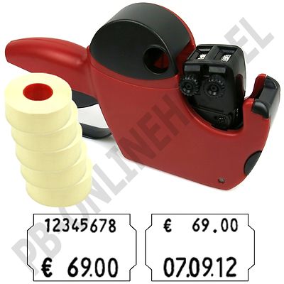 PROFI Auszeichner Jolly S14 + 6.600 Etiketten 2 Druckwerke 8+6  Preisauszeichner