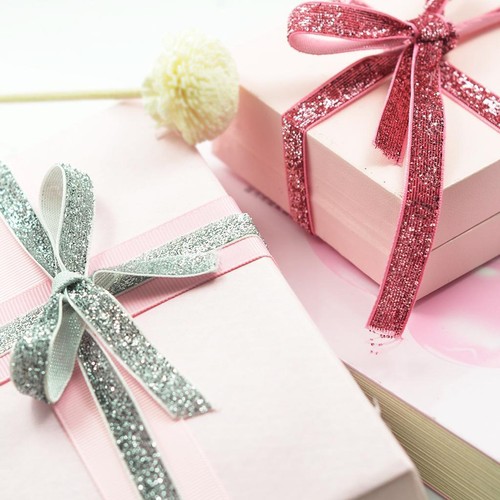 8 Color 3/8" Metallic Velvet Glitter Ribbon for Hair Bow Headband Decoration - Picture 4 of 7