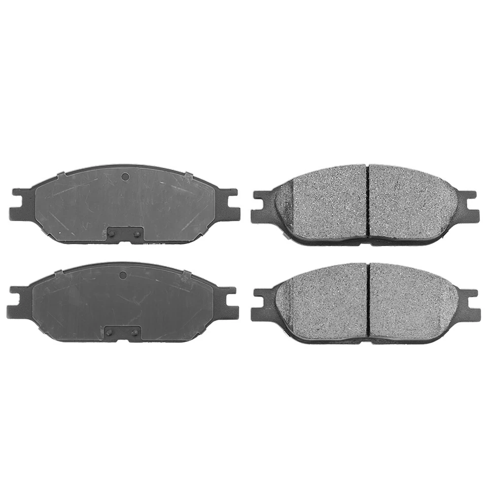 Rotores de freno de disco ranurados delanteros y traseros con pastillas, se adapta a Ford Windstar 99-03 Foto 4 de 4