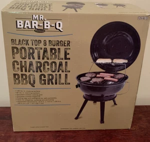 Mr bar-b-q 8 burger charbon portable bbq grill Tailgate Camping Barbecue 372193
