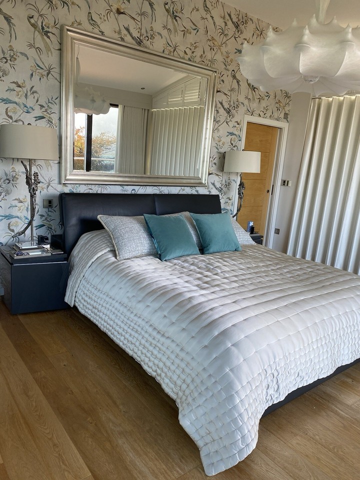 Gyform Plan B Super king Size Grey Leather Bed Adjustable Headrests eBay