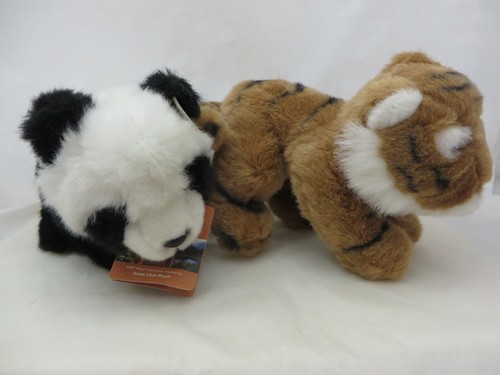 WWF WORLD Wildlife Fund lote de peluche Panda & Tiger 8 en colección - Imagen 4 de 5