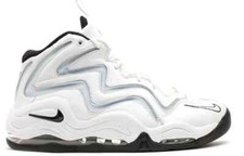Nike Air Max Pippen Retro RARE Size 9 White/Black/Silver/Red Jordan Bulls 72 10