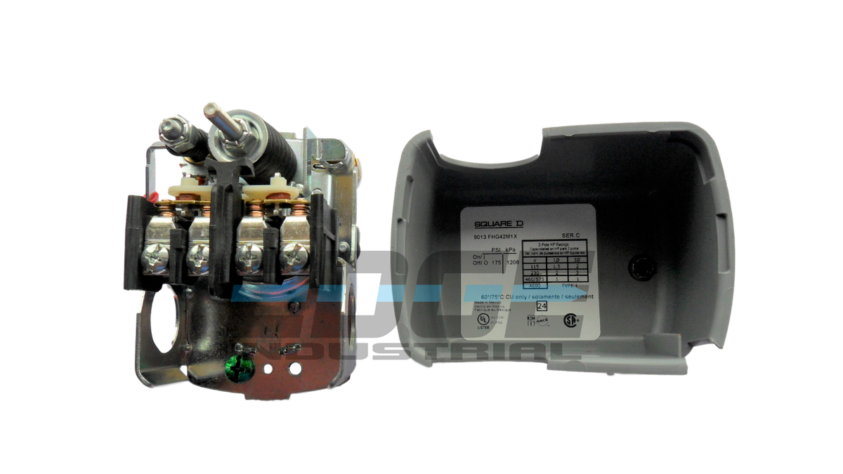 Interrupteur De Pression Pour Compresseur 175 PSI, 4 Ports, 135-175 PSI, 1/4 NPT - FANWAYER