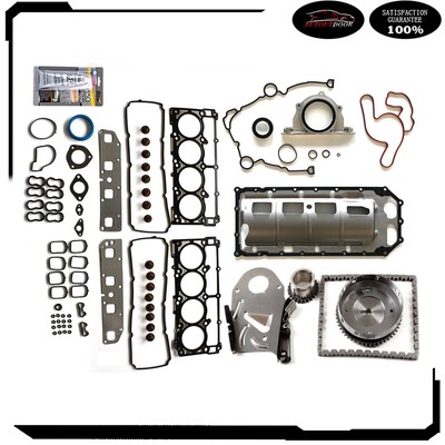 For Jeep Commander 2006 2007 2008 5.7L Full Gasket Set Timing Chain Kit