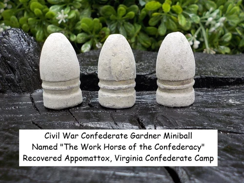 1 Old Rare Vintage Antique Civil War Relic Confederate Gardner Bullet Appomattox