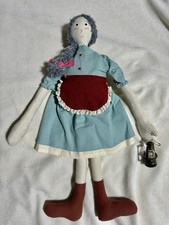 poupée de chiffon En Tissu Fait À La Main 