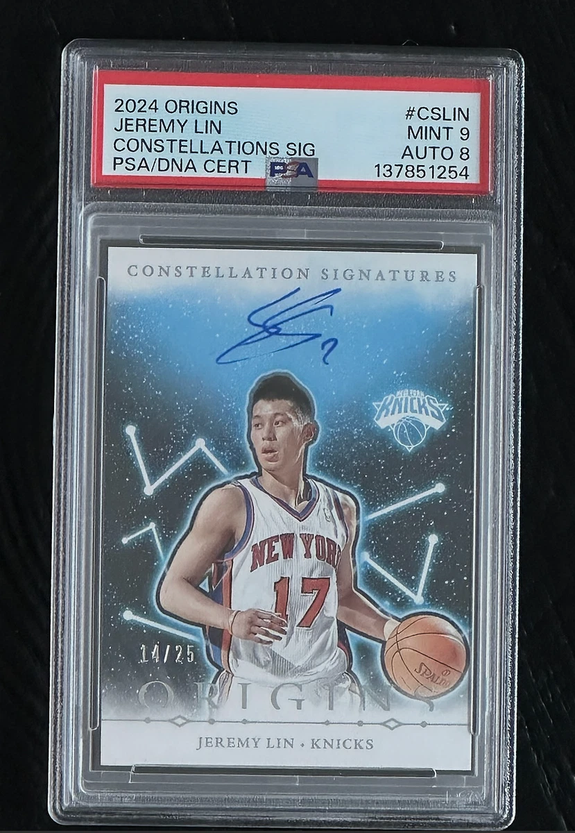 Jeremy Lin New York Knicks Basketball Autographed Sports Trading
