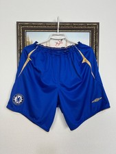Vintage Umbro 2005 Chelsea Football Shorts Soccer Blue Athletic Mens Size L