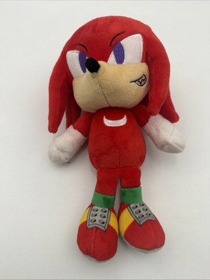 Sonic the Hedgehog KNUCKLES GRIN PLUSH Purple Eyes  Plush Toy