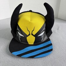X-Men Marvel Wolverine Cosplay Snapback Hat 3D Ears GameStop Adjustable Cap