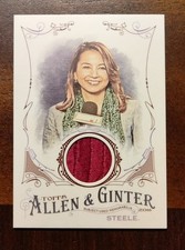 2016 ALLEN & GINTER RELIC MICHELE STEELE FSRB-MST SPORTSCASTER