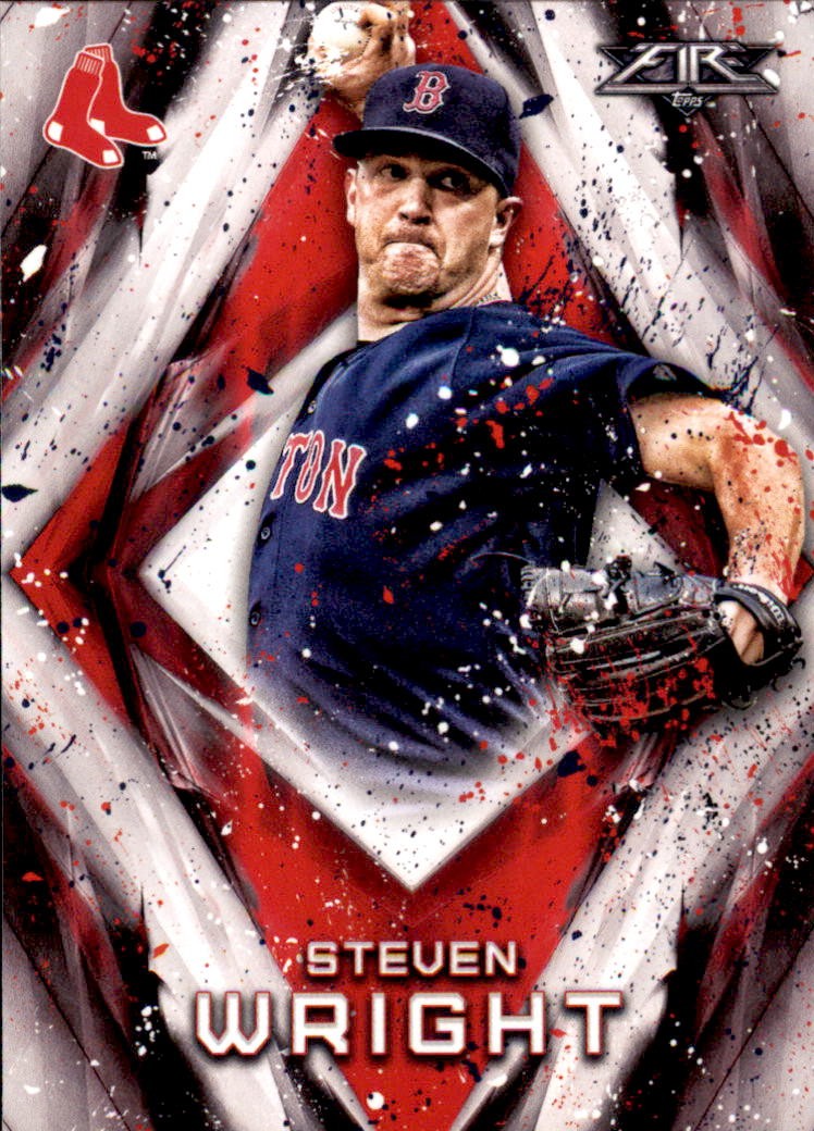 2017 Topps Fire #64 Steven Wright - BB