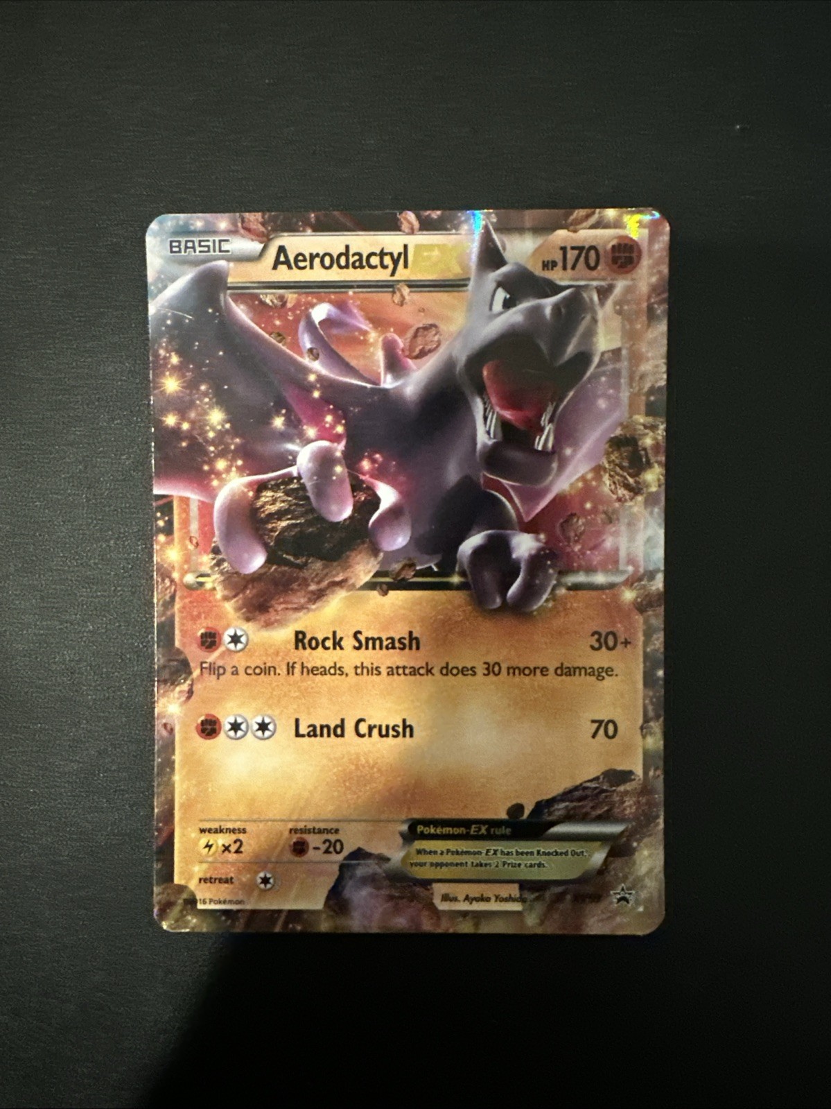 Aerodactyl EX XY97 XY Black Star Promo Holo Pokemon Card MP