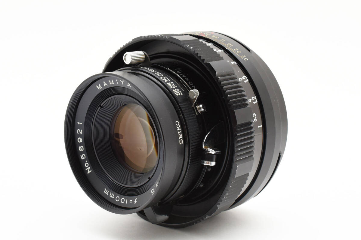 マミヤ MAMIYA SEKOR 100mm F3.5 Near MINT w/box] Mamiya Sekor 100mm F3.5 Lens Universal