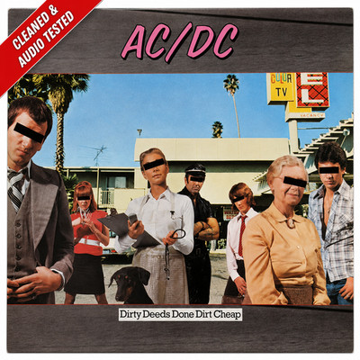 AC/DC Dirty Deeds Done Dirt Cheap UK 1st Press LP 1976 K50323 A/B Etched VG