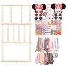 Headband Holder Hair Bows Organizer for Girls, Baby Headbands Hair Accessorie...