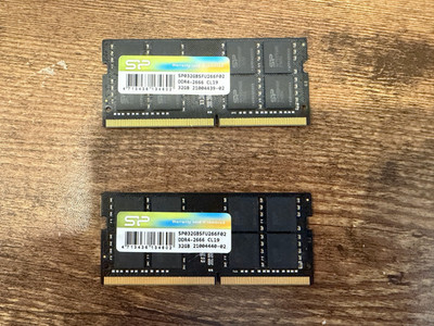 Silicon Power 64GB Kit (2x32GB) DDR4 2666MHz Laptop RAM SO-DIMM PC4-21300 Memory