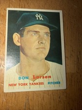 Topps 1957 Baseball Don Larsen #175 New York Yankees