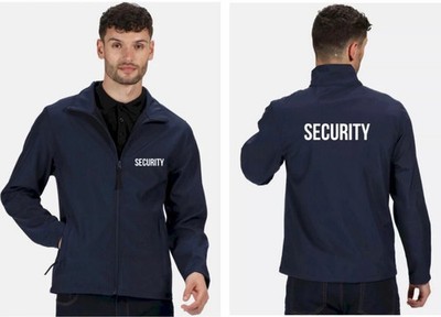 Security Bomber Jacket | Regatta Dover | Embroidered | 2 Logo | Front and Back