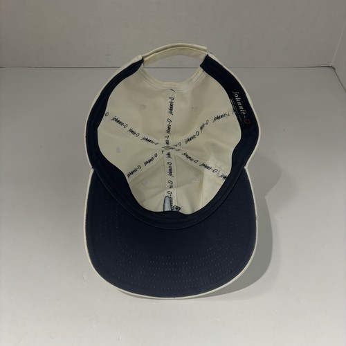 Johnnie-O White Strapback Baseball Hat Cap / One Size / Adjustable / Surfing - Picture 3 of 4