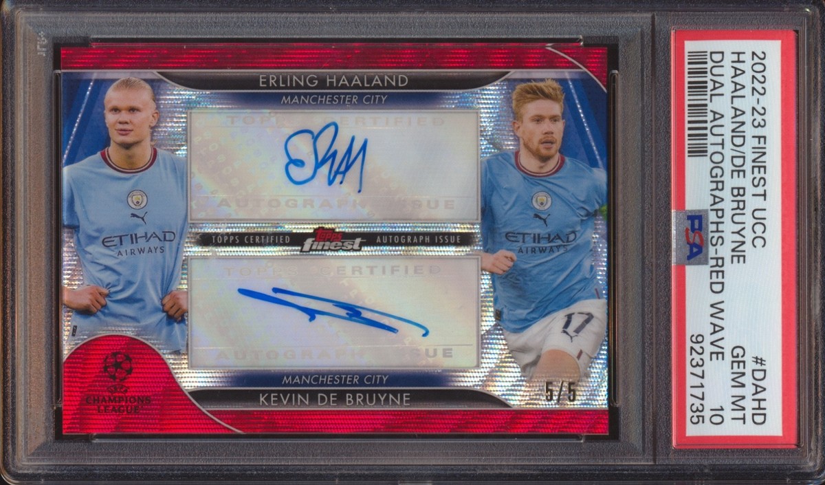2022-23 Topps Finest UEFA Club Competitions - Dual Autographs