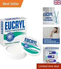 Natural Freshmint Toothpowder 50g - Powerful Stain Remover for Dental Care