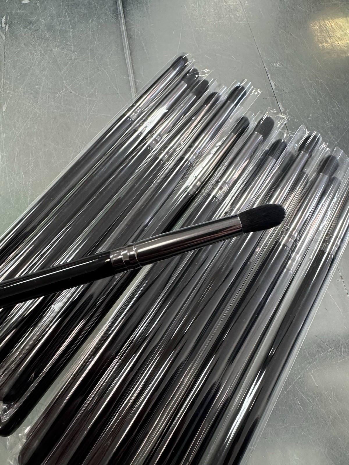 20pcs Black Makeup Eye Brush Eyeshadow Blending Contour Smudge Eye Brush 13mm