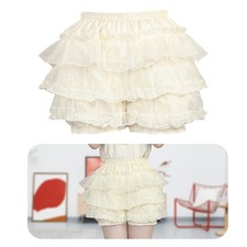 Damen Pumphose mit Rüschen, bequem, niedlich, kurz, Kürbis-Hose