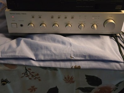Vintage Harman Kardon PM645 Silver Integrated Amplifier - Tested Clean