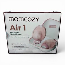 Momcozy Air 1 Ultra-Slim Wearable Double Electric Breast Pump Wireless Pink