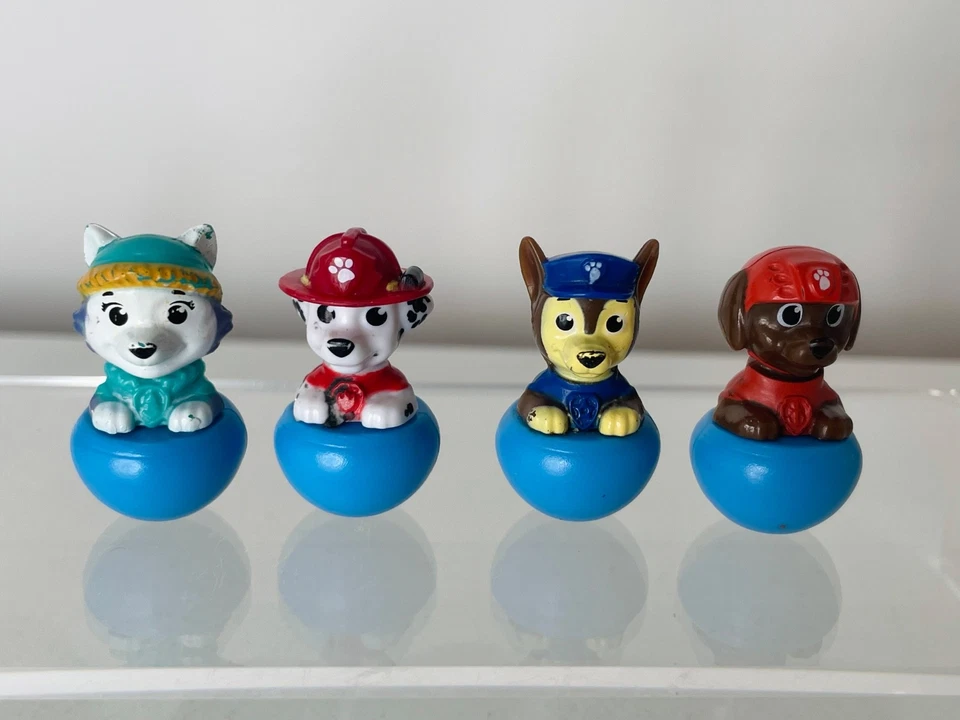 Paquete de mini figuras Weebles de la Patrulla Canina y mini perro robot Foto 2 de 4