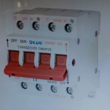 Change Over Switch 125 Amp 4 Pole