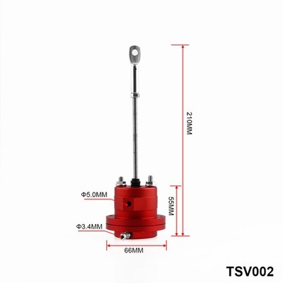 Universal Red Turbo Boost Control Solenoid Valve Wastegate