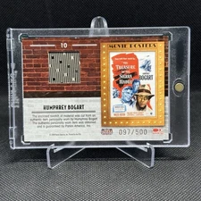 Humphrey Bogart 2009 Donruss Americana Movie Posters Relic Materials 97/500 #10