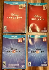 Disney Infinity 2.0 3.0 Game Lot (Nintendo Wii U) No Figures Games Only - CIB