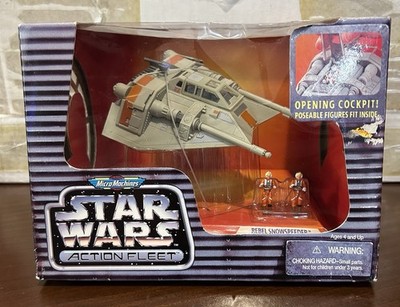 Micro Machines Star Wars Action Fleet Rebel Snowspeeder Luke Skywalker NIB