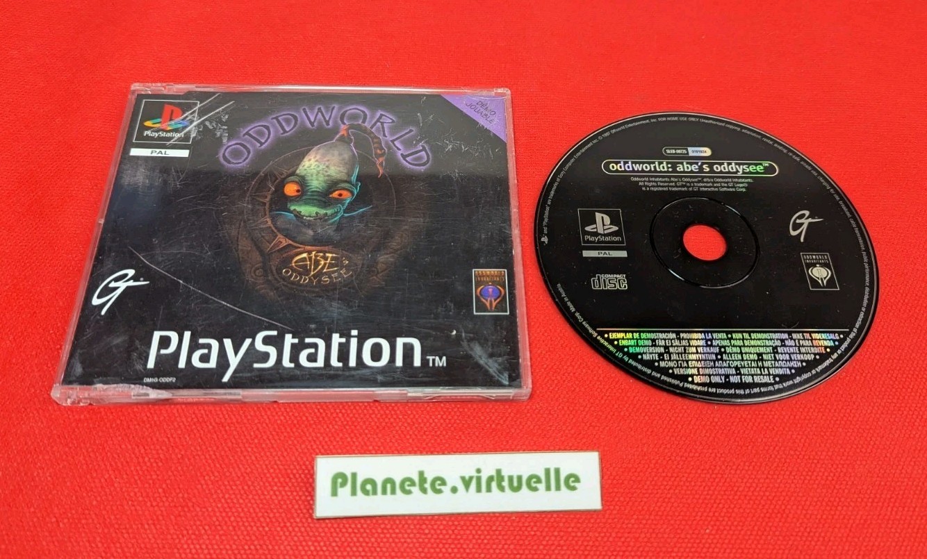 ODDWORLD L'ODYSSÉE D'ABE PLAYSTATION 1  PS1 PAL FR 🌟 DEMO 