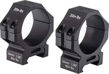 GUNNR Sleipnir 34mm 1 inch scope Rings, Black, MON-FT01-34 Riflecope Mount